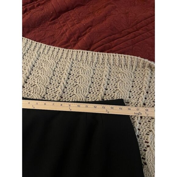 Jones Wear Black Pencil Skirt Suit Size 10 100% Polyester Professional Attire - Picture 4 of 10